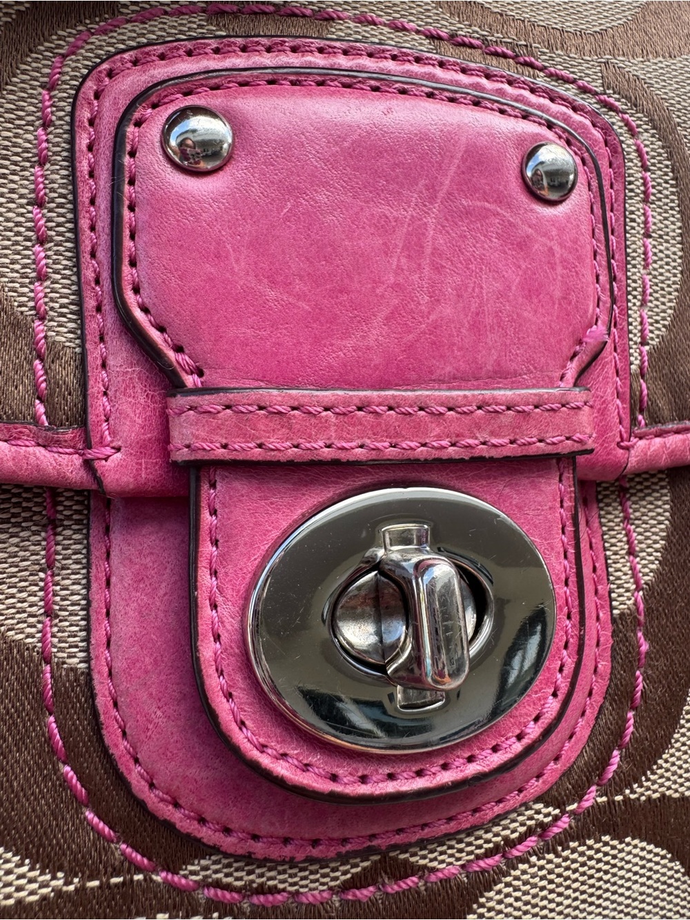 Coach Willis 2011 Limited Ed bag & multi hangtag Legacy lining crossbody 2-way - Picture 8 of 16